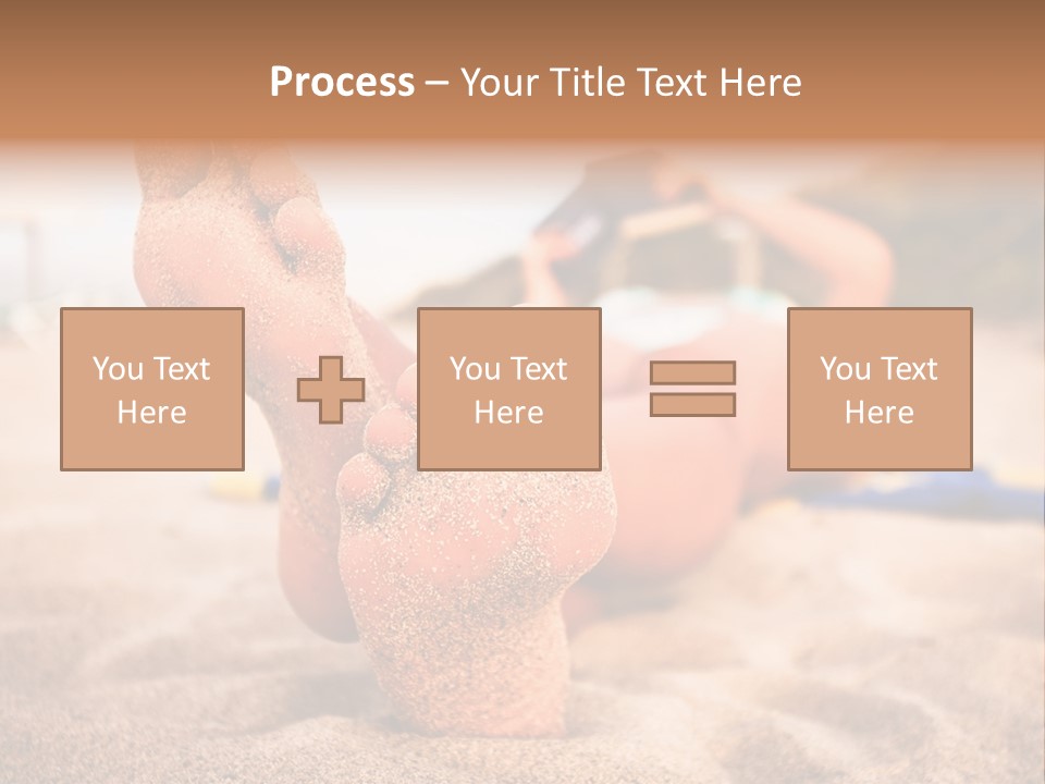 Sandy Water Tropical PowerPoint Template