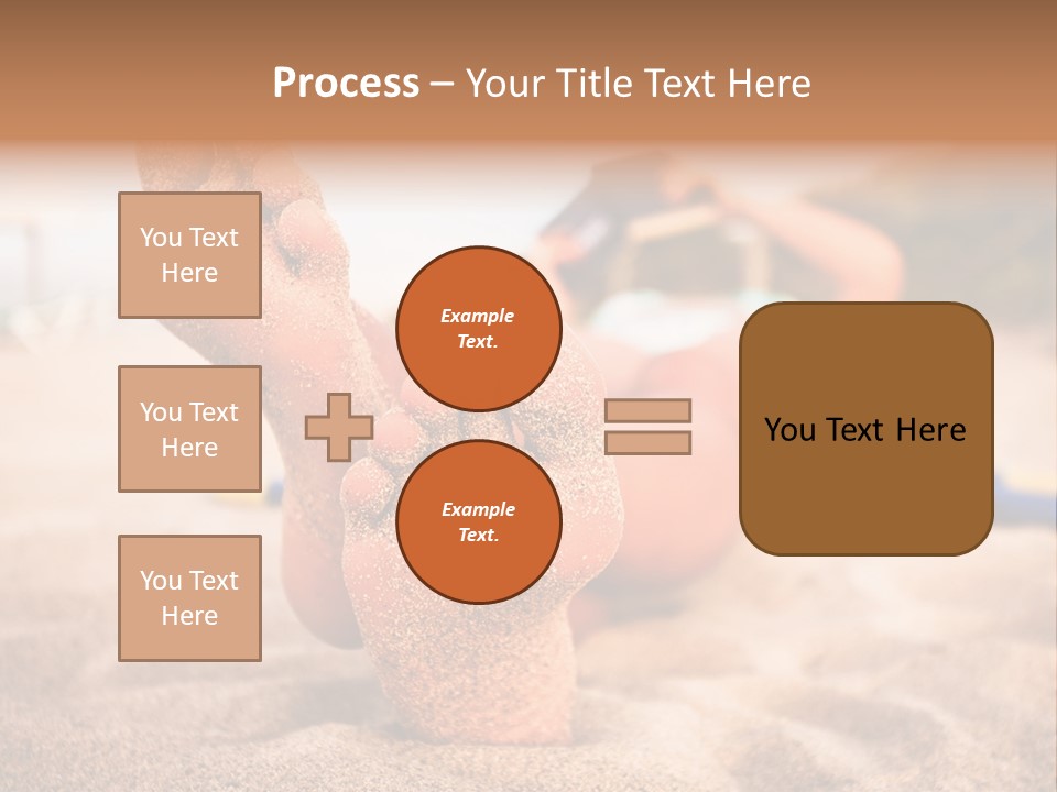 Sandy Water Tropical PowerPoint Template