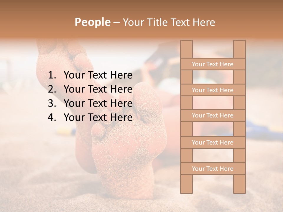 Sandy Water Tropical PowerPoint Template