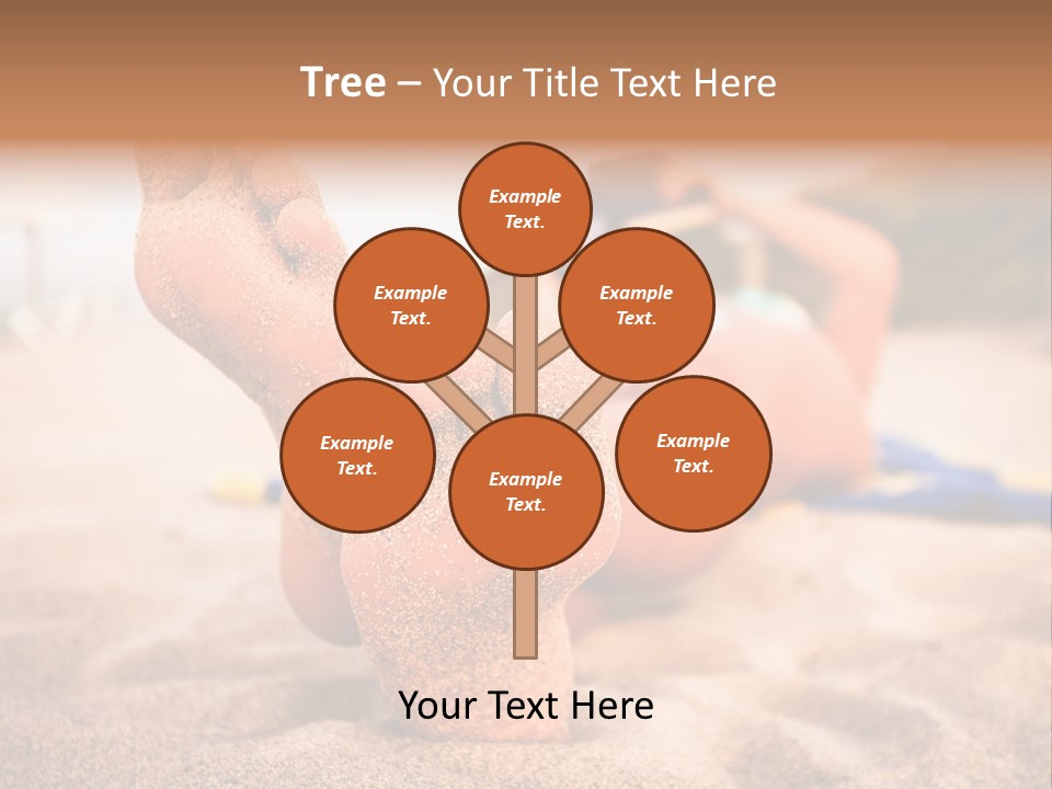 Sandy Water Tropical PowerPoint Template