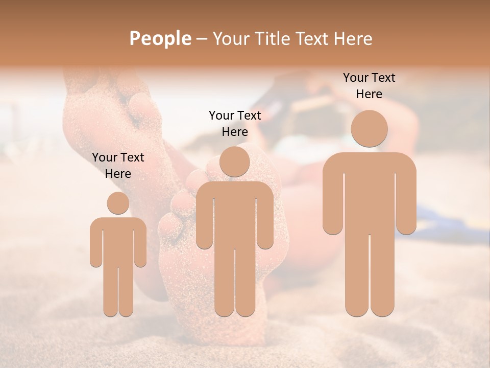 Sandy Water Tropical PowerPoint Template