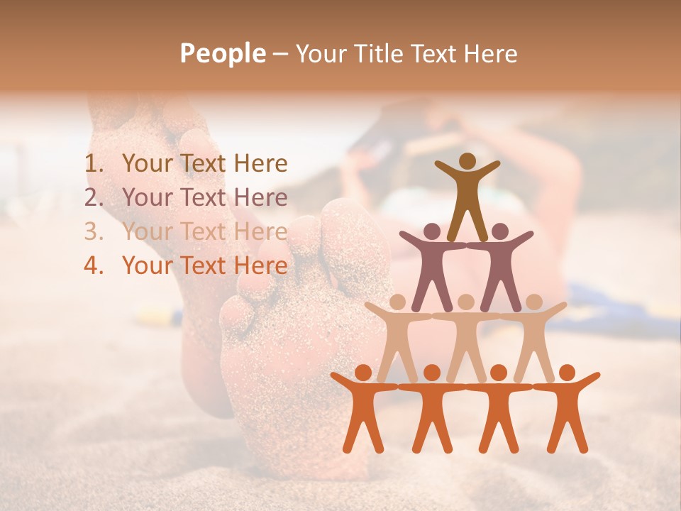 Sandy Water Tropical PowerPoint Template