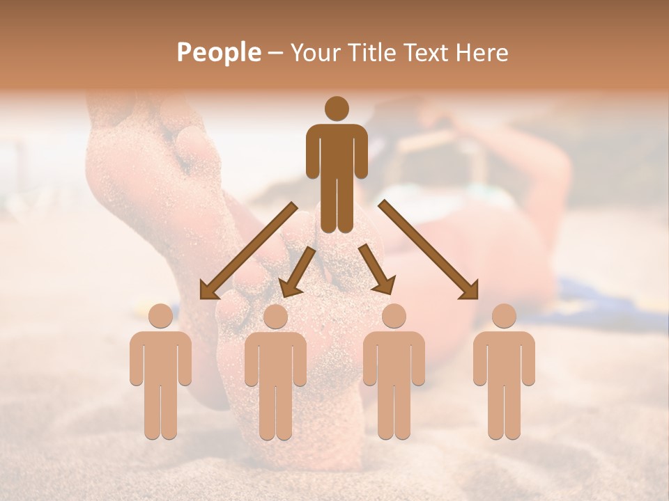 Sandy Water Tropical PowerPoint Template