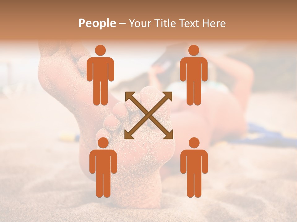 Sandy Water Tropical PowerPoint Template