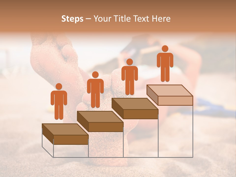 Sandy Water Tropical PowerPoint Template