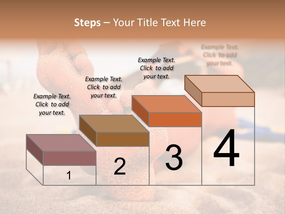 Sandy Water Tropical PowerPoint Template