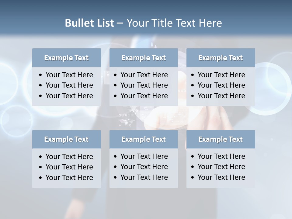 A Person Touching A Button On A Touch Screen PowerPoint Template
