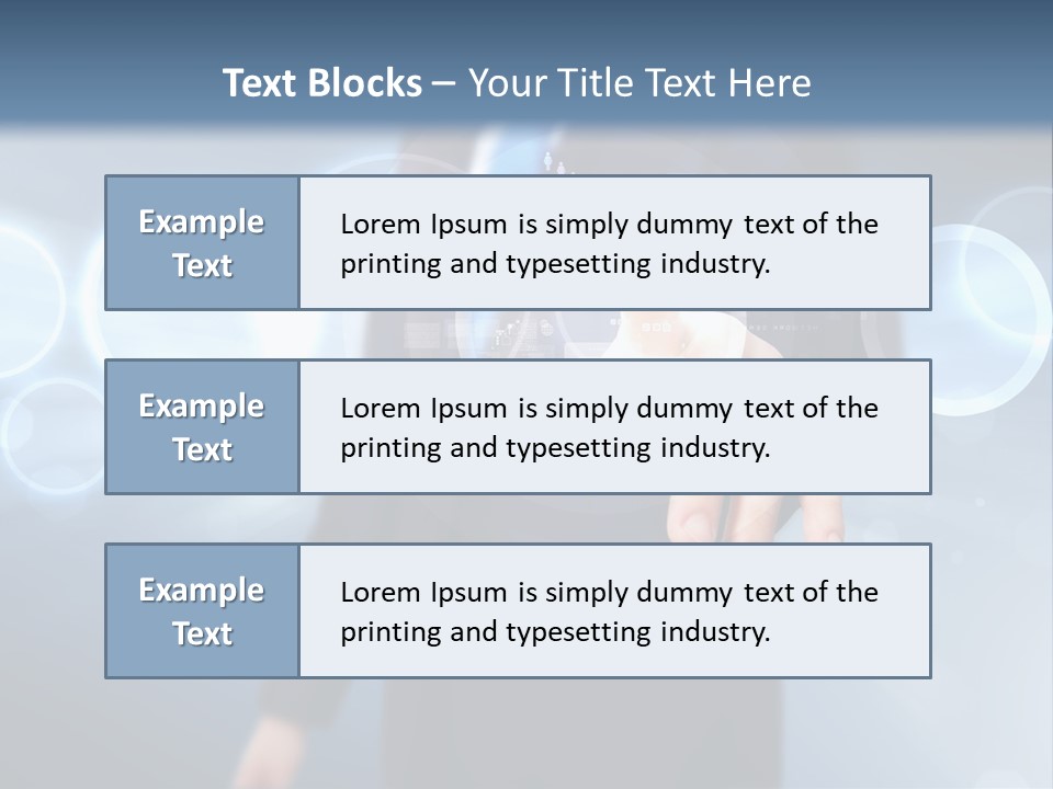 A Person Touching A Button On A Touch Screen PowerPoint Template