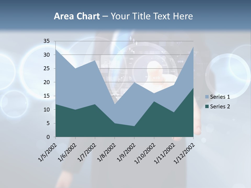 A Person Touching A Button On A Touch Screen PowerPoint Template