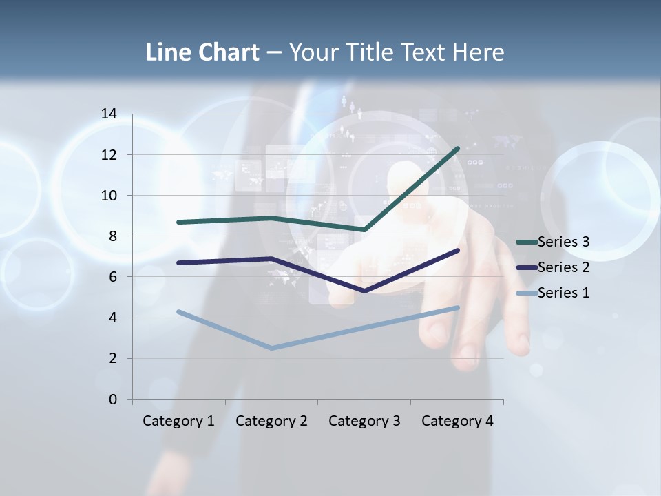 A Person Touching A Button On A Touch Screen PowerPoint Template