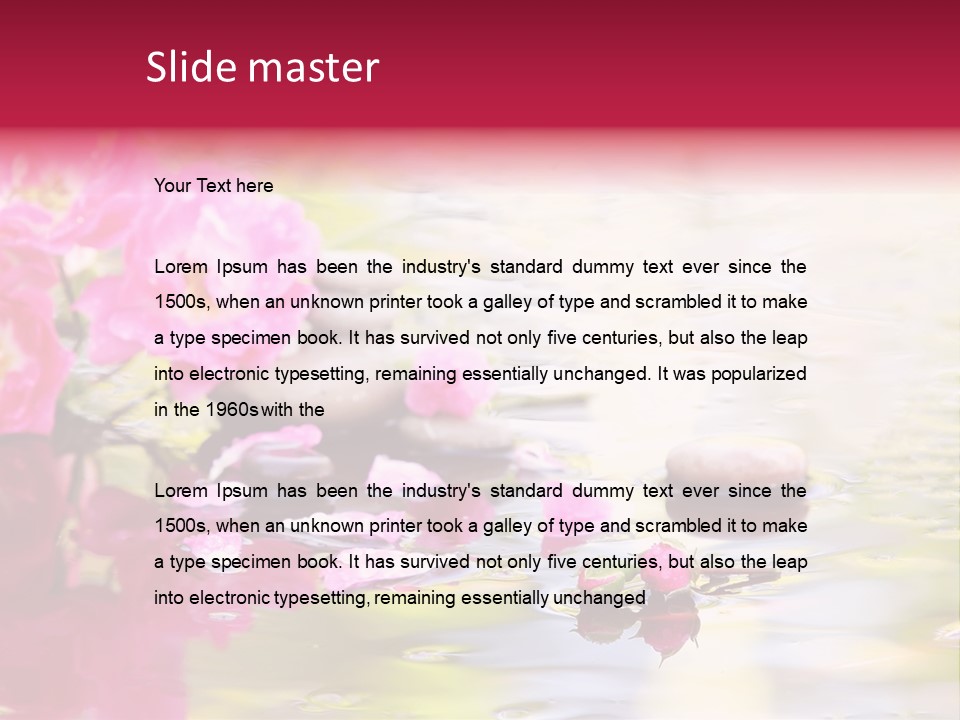 Wet Healthy Refreshing PowerPoint Template