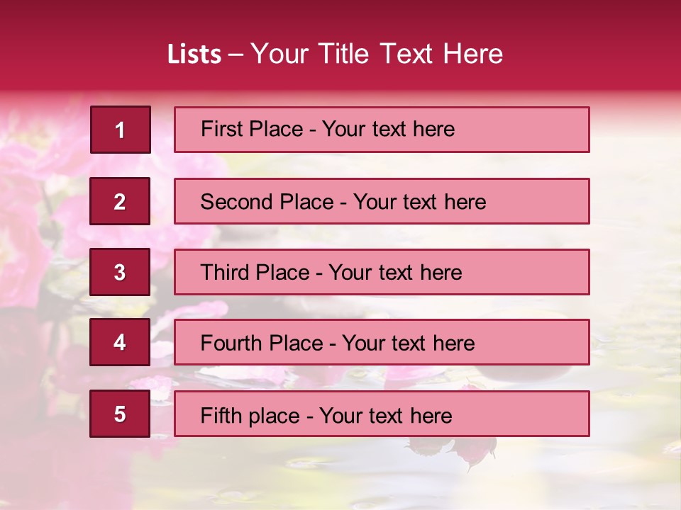 Wet Healthy Refreshing PowerPoint Template