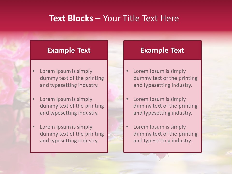 Wet Healthy Refreshing PowerPoint Template