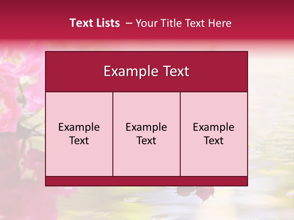 Wet Healthy Refreshing PowerPoint Template