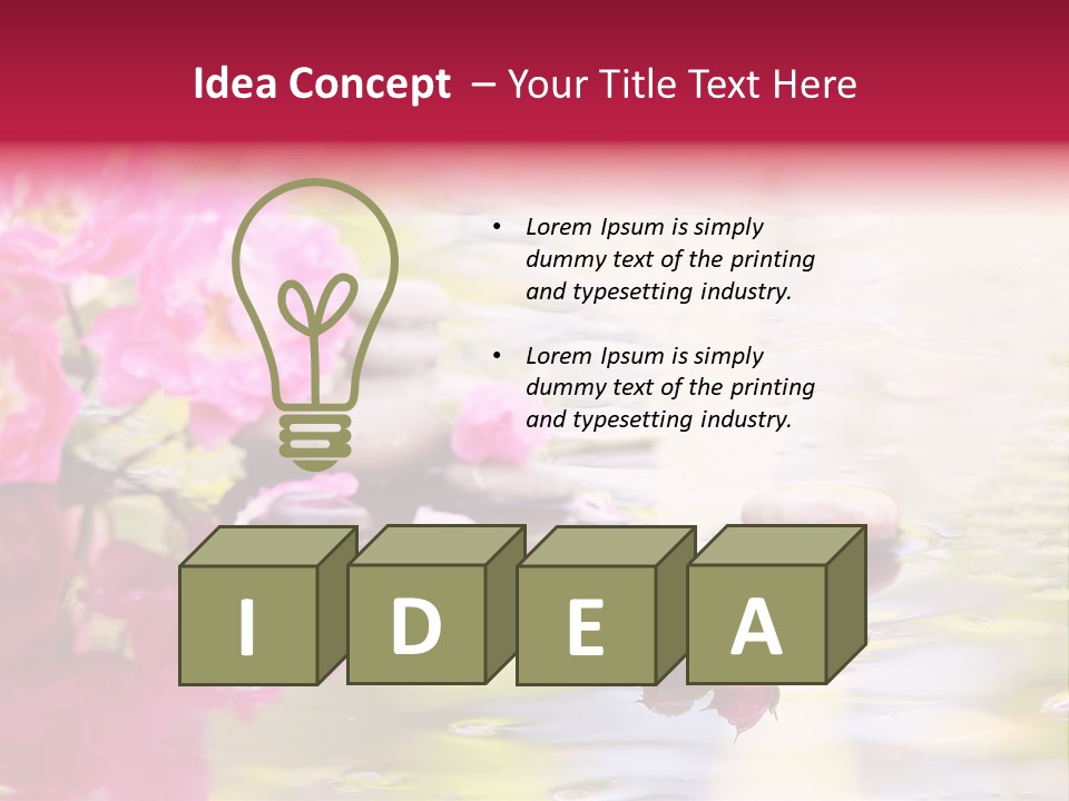 Wet Healthy Refreshing PowerPoint Template