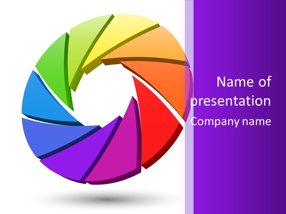 Abstract Part Paint PowerPoint Template