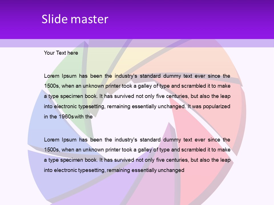 Abstract Part Paint PowerPoint Template