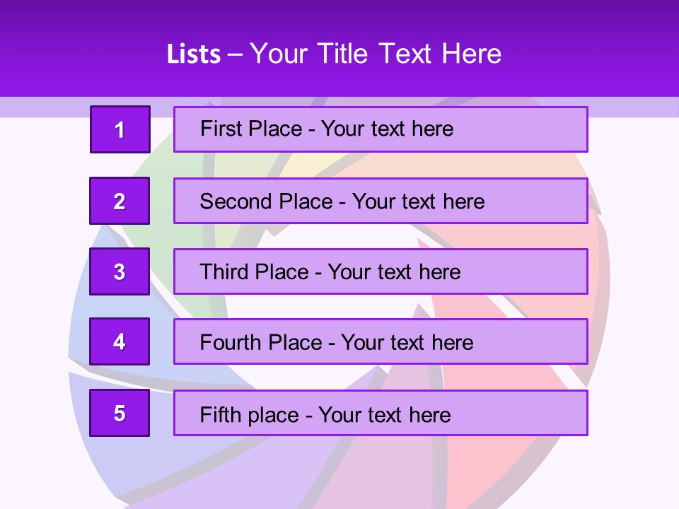 Abstract Part Paint PowerPoint Template