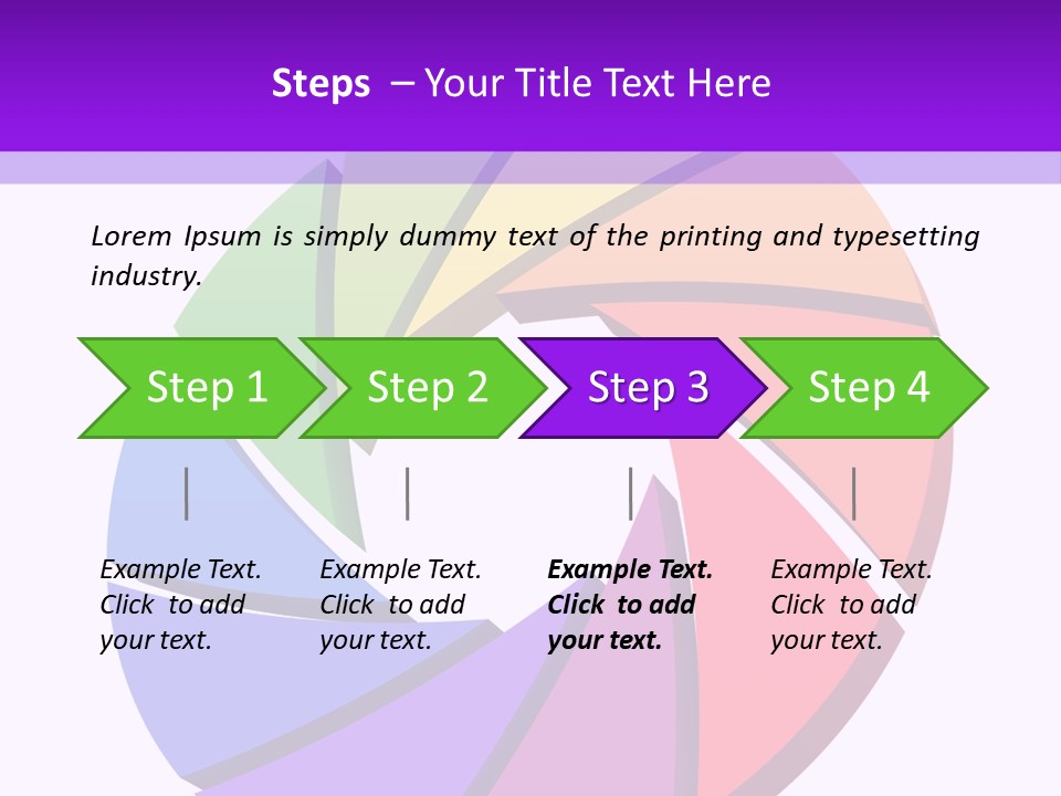 Abstract Part Paint PowerPoint Template