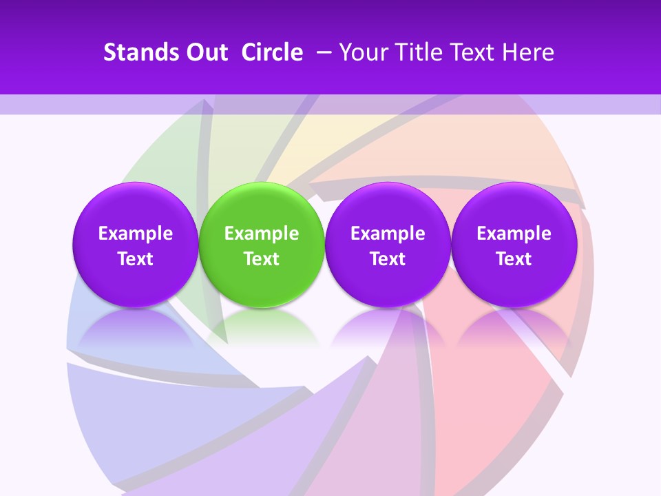 Abstract Part Paint PowerPoint Template