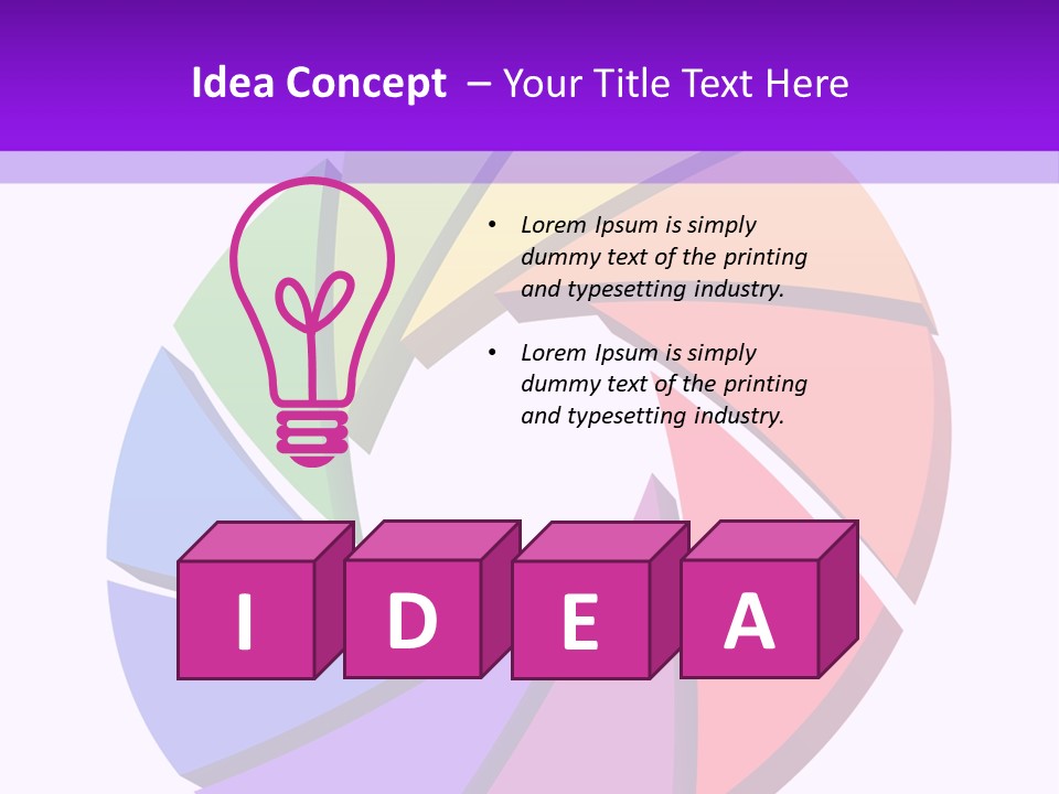 Abstract Part Paint PowerPoint Template