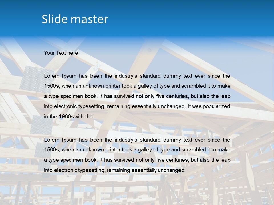 Reconstruction Technology Build PowerPoint Template