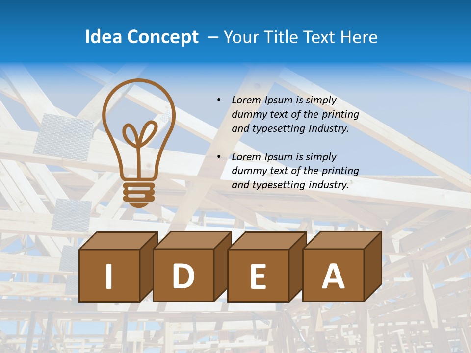 Reconstruction Technology Build PowerPoint Template