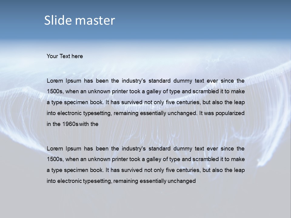 Wild Translucent Hanging PowerPoint Template