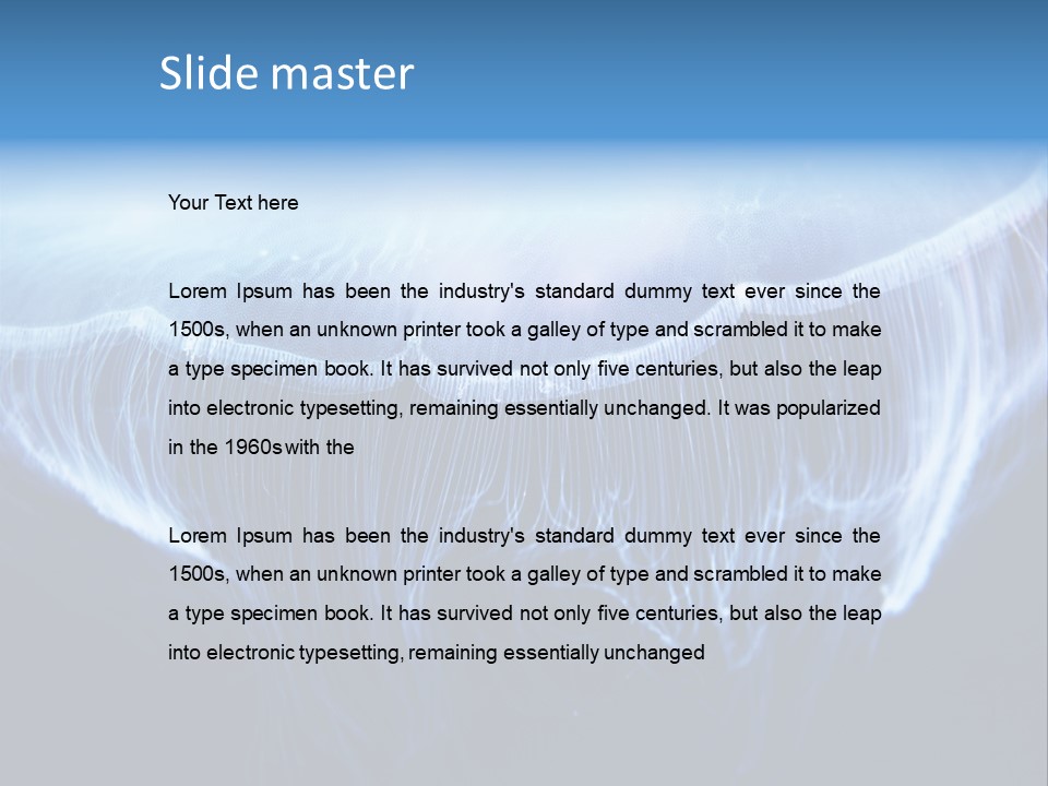 See Jellyfish Wild PowerPoint Template