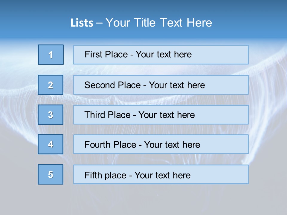 See Jellyfish Wild PowerPoint Template