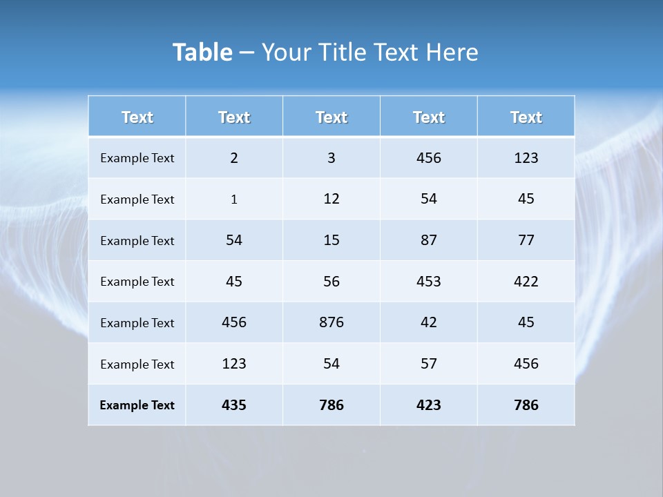 See Jellyfish Wild PowerPoint Template