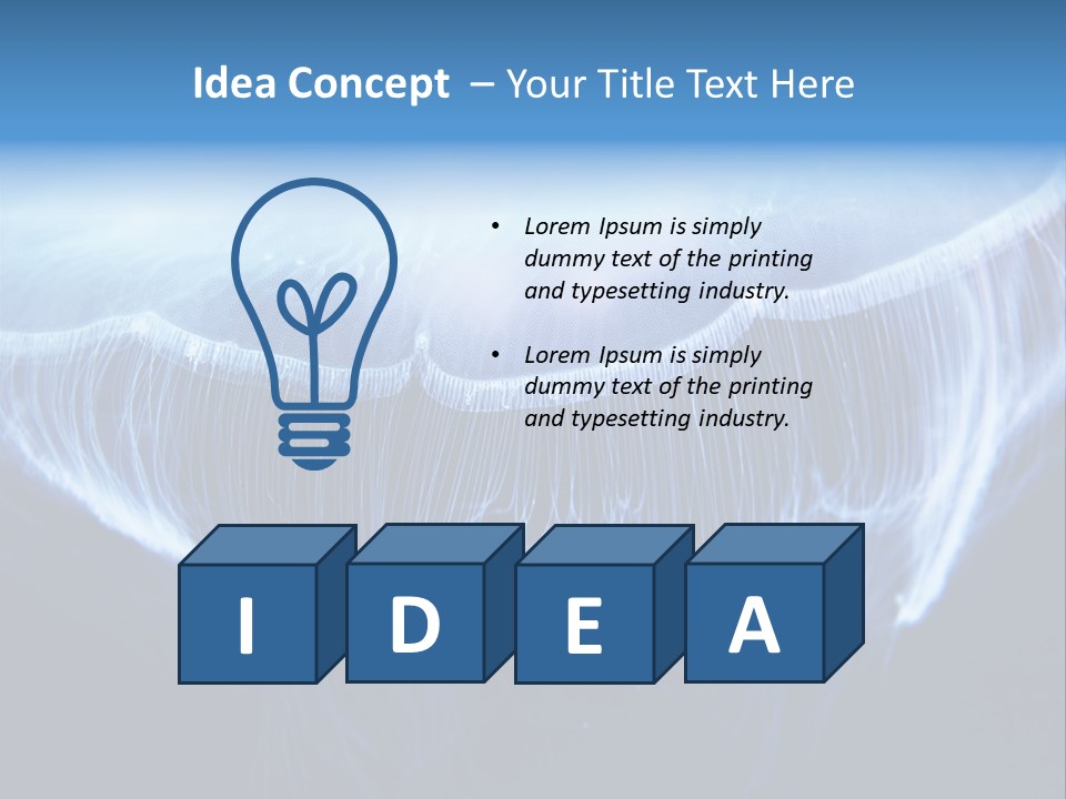 See Jellyfish Wild PowerPoint Template