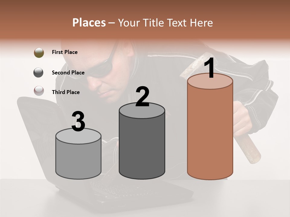 Password Work Male PowerPoint Template