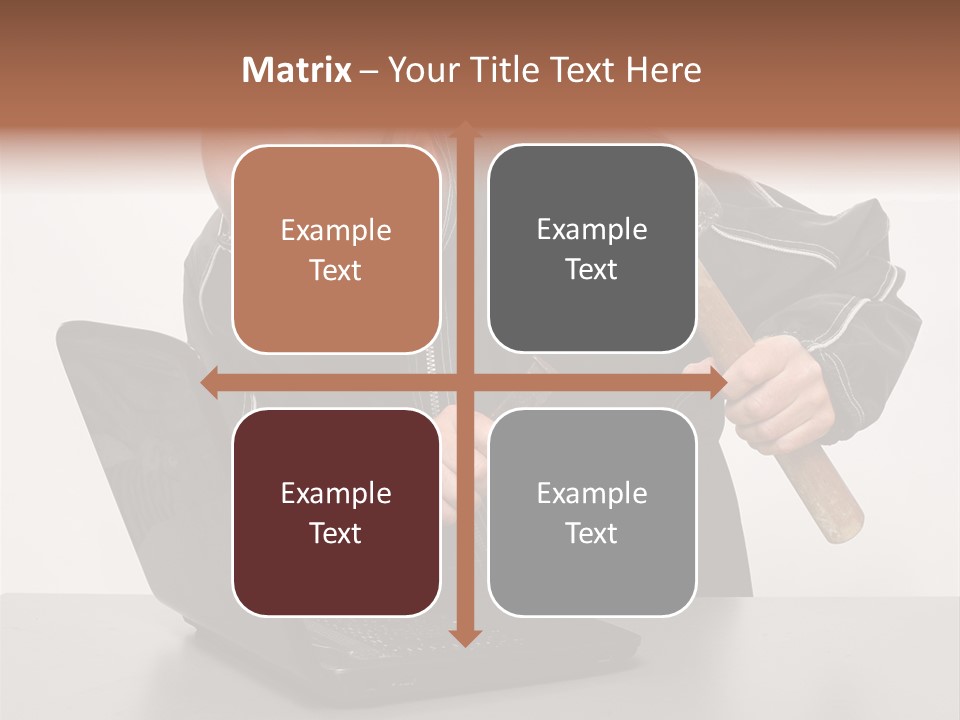 Password Work Male PowerPoint Template