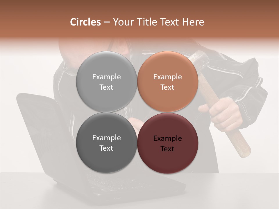 Password Work Male PowerPoint Template