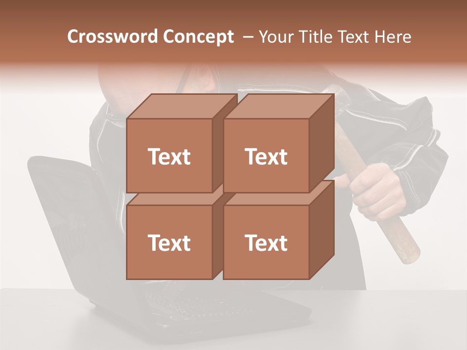 Password Work Male PowerPoint Template