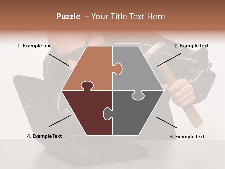Password Work Male PowerPoint Template