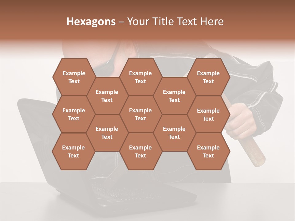 Password Work Male PowerPoint Template