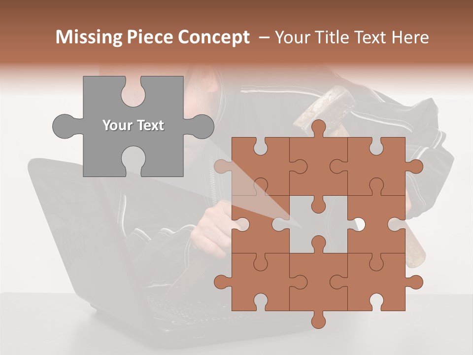 Password Work Male PowerPoint Template