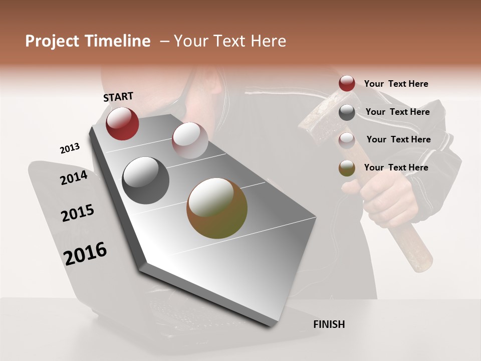 Password Work Male PowerPoint Template