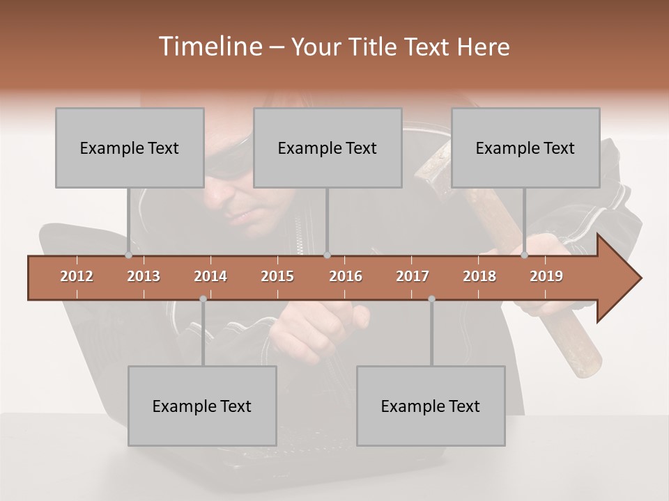 Password Work Male PowerPoint Template