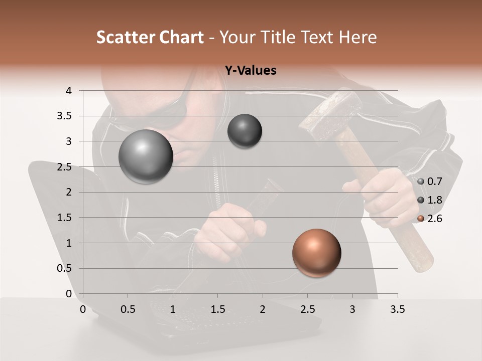 Password Work Male PowerPoint Template