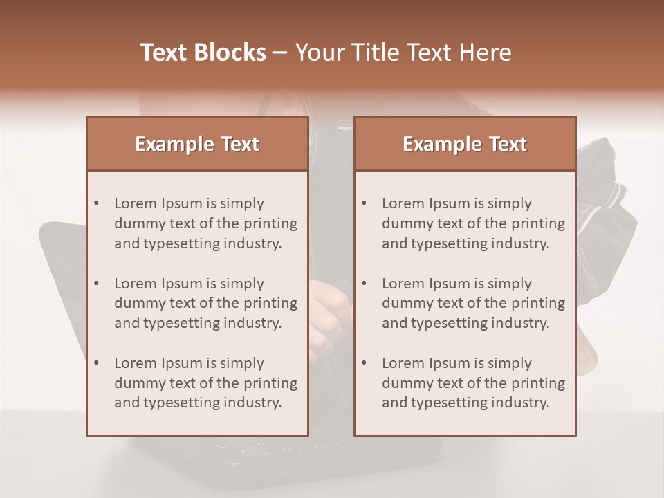 Password Work Male PowerPoint Template