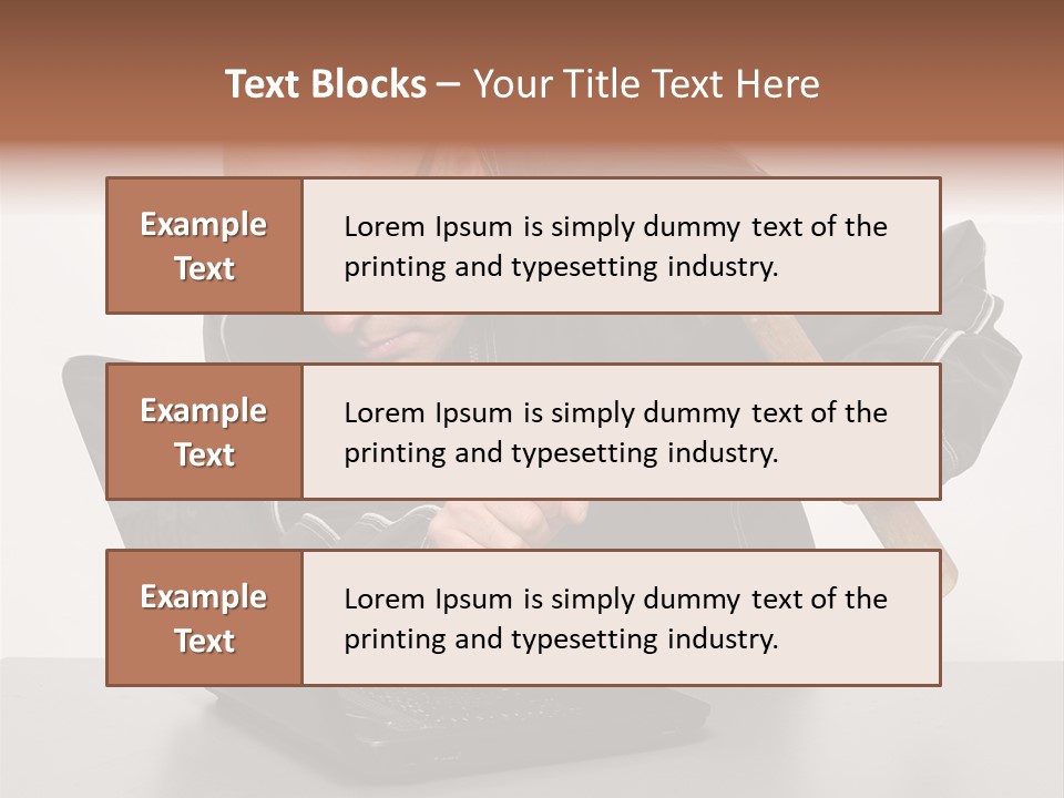 Password Work Male PowerPoint Template