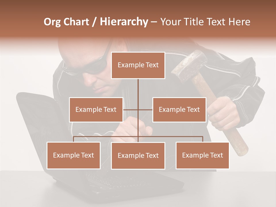 Password Work Male PowerPoint Template