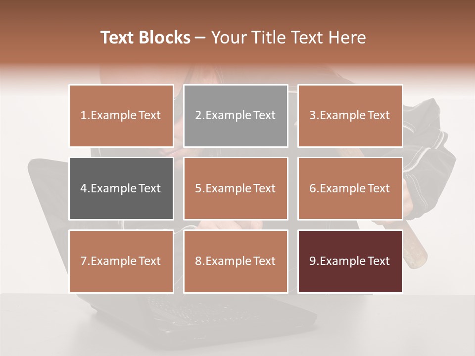 Password Work Male PowerPoint Template