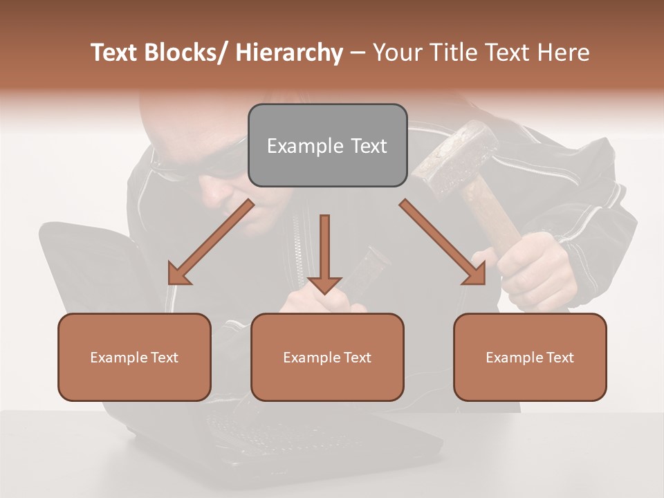 Password Work Male PowerPoint Template