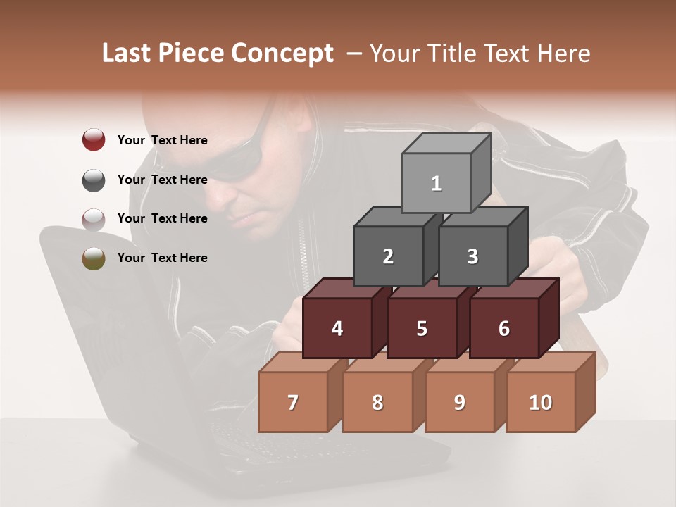 Password Work Male PowerPoint Template