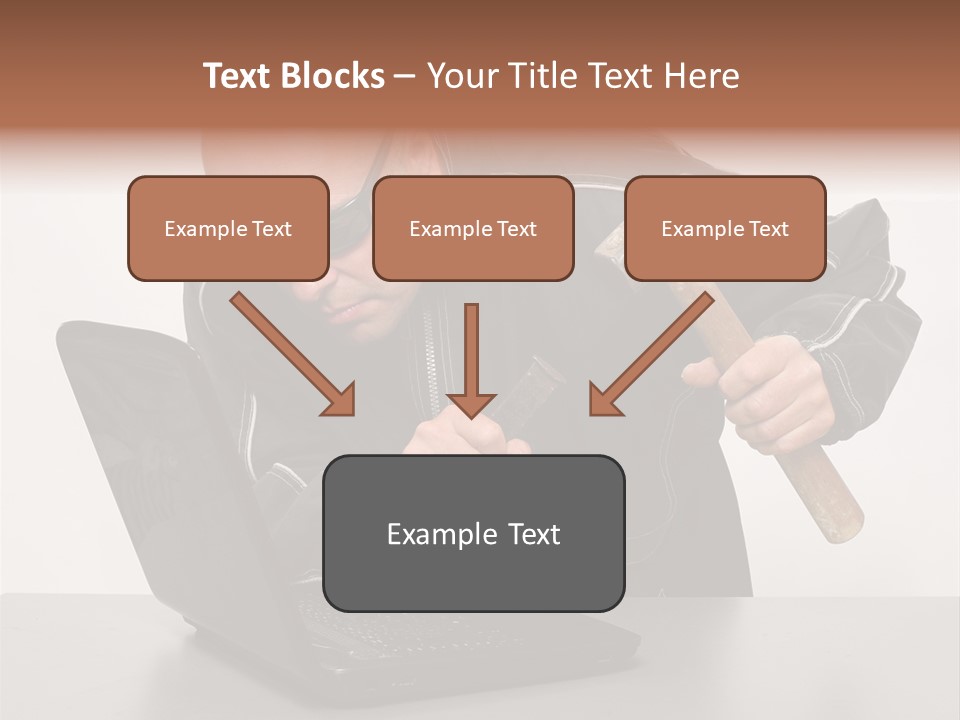 Password Work Male PowerPoint Template