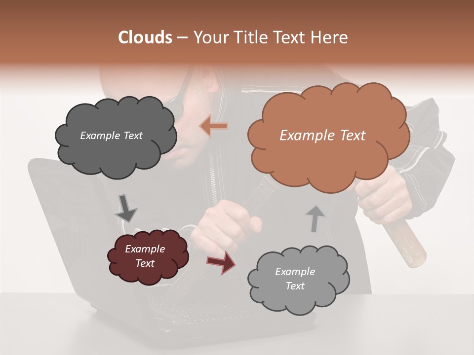 Password Work Male PowerPoint Template